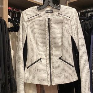 Karl Lagerfeld black and white jacket size 2